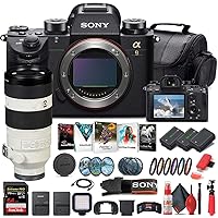 Sony Alpha a9 Mirrorless Digital Camera (Body Only) (ILCE9/B) + Sony FE 100-400mm Lens + 64GB Memory Card + 2 x NP-FZ-100 Battery + Corel Photo Software + Case + External Charger + More (Renewed)