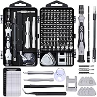 UnaMela Electronics Precision Screwdriver Set: 126 in 1 Magnetic Mini Repair Tool Kit Small Screw Driver with Case for Computer, iphone, PC, Laptop, Cellphone, PS4, Nintendo, Game Console, Watch, etc