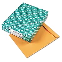 Quality Park Heavyweight Catalog Envelopes, Gummed, Brown Kraft, 12 x 15.5, 100 per Box, (41967)