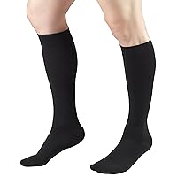 Short Length 20-30 mmHg Compression Stockings for Men and Women, Reduced Length, Closed Toe