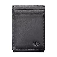 Dockers Men's Front Pocket Wallet, Sleek Black, One Size