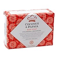 Nubian Heritage Soap Bar Coconut Papaya (Pack Of 6)