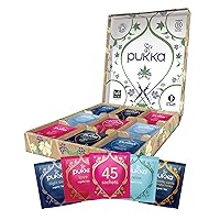 Pukka Organic Tea Bags, Relax Selection Box Herbal Tea, 45 Tea Bags