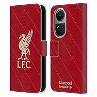 Head Case Designs Officially Licensed Liverpool Football Club Home 2021/22 Leather Book Wallet Case Cover Compatible with Oppo Reno10 5G / Reno10 Pro 5G
