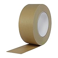 ProTapes Pro 183 Rubber Paper Carton Sealing Tape, 7.1 mils Thick, 55 yds Length x 2