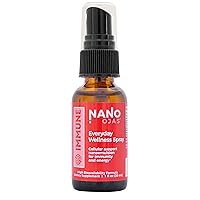 Liquid Immune Support Supplement, Natural Energy Booster & Immune System Modulator for better Cellular Health. Nano Enhanced for High Absorption. Safe & Easy Wellness Spray for Kids, Adults & Seniors.