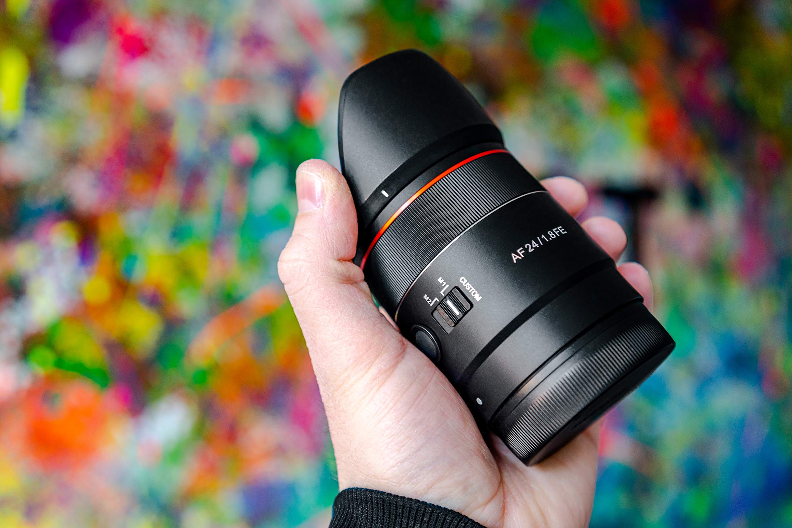Rokinon 24mm F1.8 AF Compact Full Frame Wide Angle Auto Focus Lens for Sony E (IO2418-E)