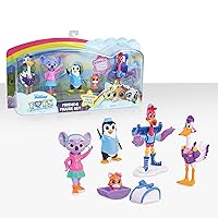 Junior T.O.T.S. Collectible 6-piece Figure Set for TOTS Playsets, Officially Licensed Kids Toys for Ages 3 Up by Just Play