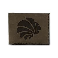 Men's Indian Head Style -2 Handmade Genuine Pull-up Leather Wallet MHLT_03