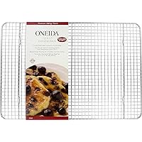 Oneida Cooling and Baking Rack - 12 X 17 Inches -Tight Grid Heavy Duty Wire Rack Fits Half Sheet Cookie Pan