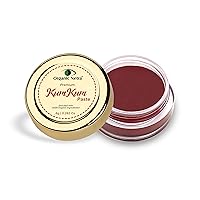 Organic Netra Sindoor/Kumkum Paste | Waterproof Long Lasting, Smudge Proof Sindoor | Pure and Natural Deep Maroon Colour, Long lasting | Enriched with Natural and Organic Ingredients, 0.2 Oz