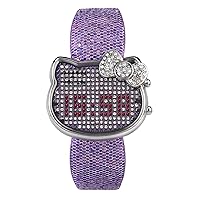 Hello Kitty Ladies Watch Collection CT7104L/05, Purple/Purple, Youth Large / 11-13