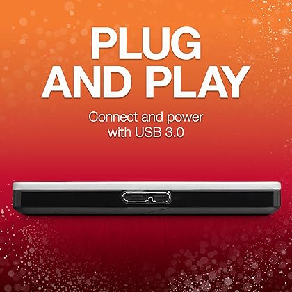 Seagate Backup Plus Slim for Mac 2TB External Hard Drive HDD – USB 3.0, 2 Months Adobe CC Photography (STDS2000100)