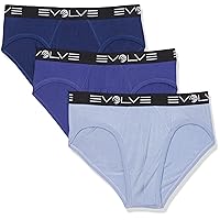 Evolve Men's Luxe 3 Pack No Show Brief