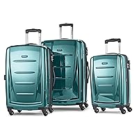 Samsonite Winfield 2 Hardside Luggage with Spinner Wheels, 3-Piece Set (20/24/28), Cactus Green