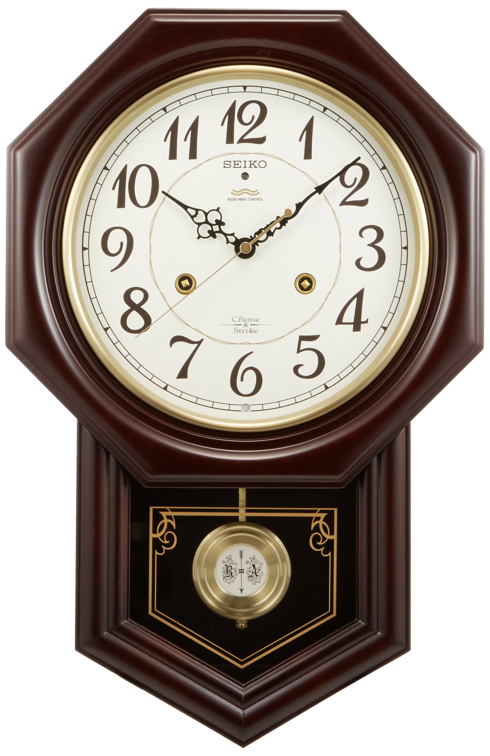 Mua Seiko Clock RQ205B Wall Clock, Radio Controlled, Analog, Selected Time  of Signal, Chime & Strike, Decorative Pendulum, Octagonal Tail Length,  Wooden Frame, Dark Brown, Wood trên Amazon Nhật chính hãng 2023 |