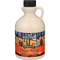 Organic Maple Syrup, Grade A, Dark Color, Robust Taste, 32 Fl Oz