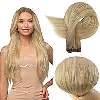 22 Inch Hair Weft Extensions Sew In Hair Extensions Real Human Hair Brown Weft Extensions Soft Hair Color Chestnut Brown To Honey Blonde Mix Platinum Blonde Human Hair Bundles 105G