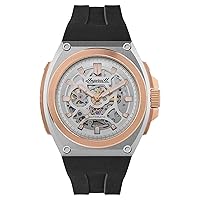 Ingersoll The Motion Men's Automatic Watch 48mm Skeleton Dial Horween Leather Strap