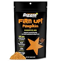 Firm Up Pumpkin for Dogs & Cats, 100% Made in USA, Pumpkin Powder for Dogs, Digestive Support, Apple Pectin, Fiber, Healthy Stool, 16 oz
