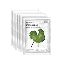 Madeca Mask (Extra Calming, 6pc) - Face Mask Sheet Ultra Calming, Soothing for Sensitive Acne-prone with Centella Asiatica TECA, Niacinamide. Korean Skin Care for Men Women by Dongkook