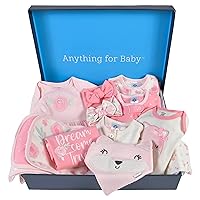 Gerber Baby 14-Piece Clothing Gift Set, Pink, 3-6 Months