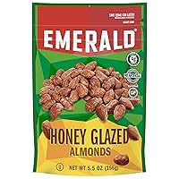 Nuts 5oz - 6oz Resealable Bag (Pack of 4) (Honey Glazed Almonds 6oz)