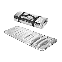 Camping Mat, Foldable Aluminium Foil Foam Blanket Sleeping Pad Picnic Tent Rug for Traveling and Outdoor Activities