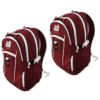 High Peak USA Alpinizmo Vector 38 Backpack (Set of 2), Red, One Size