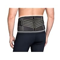 Advanced Back Pro Back Support, Black with Copper Trim, Small/Medium (CFBACK)