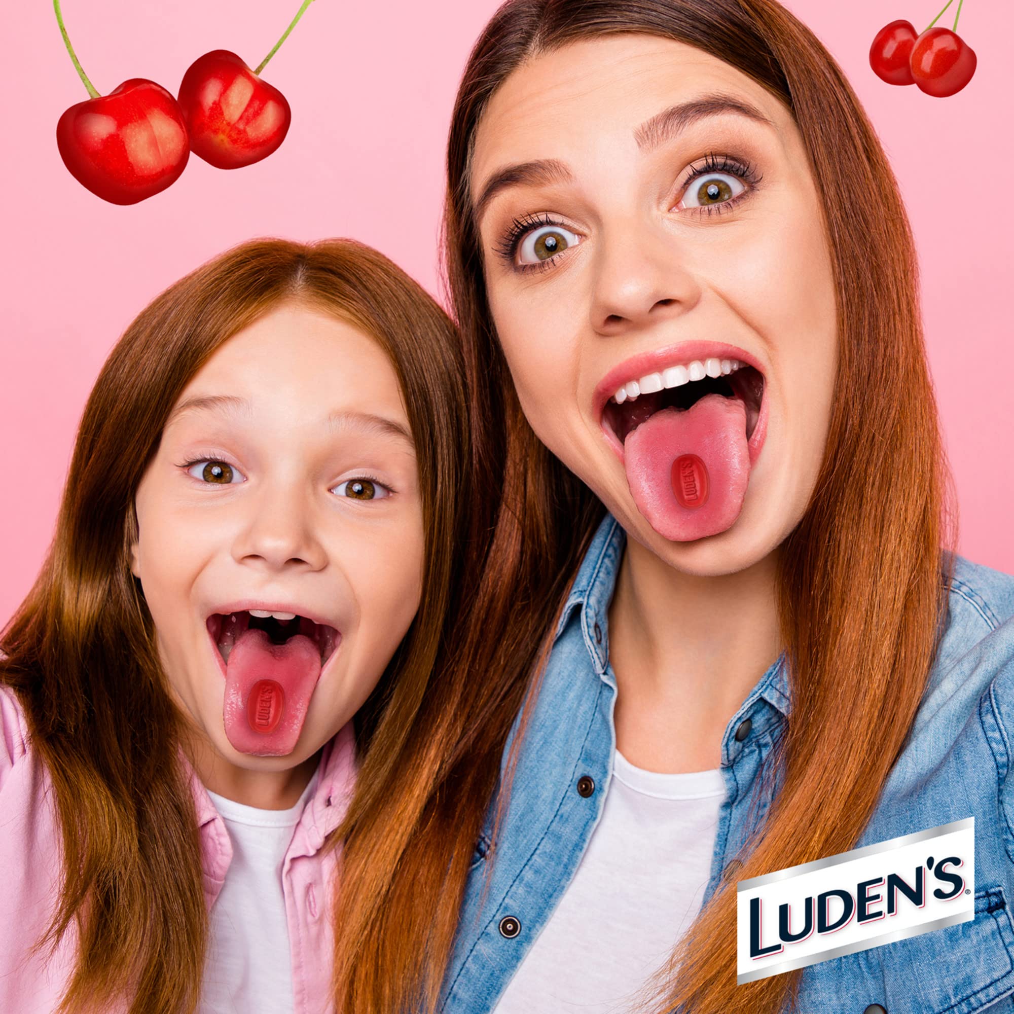 Luden's Wild Cherry Throat Drops, Sore Throat Relief, 30 Count