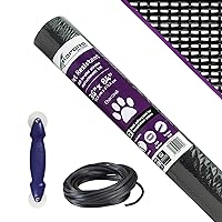 Saint-Gobain ADFORS FCS10184-M Window Screen Replacement Kit, 3ft x 7ft, Charcoal