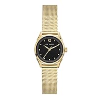 Ted Baker Luchiaa 27mm Ladies Analog Casual SS Gold Mesh Bracelet Watch