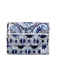 Vera Bradley Cotton Riley Compact Wallet with RFID Protection