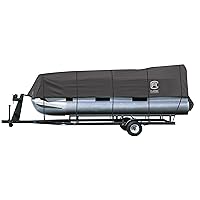 Classic Accessories StormPro Heavy-Duty Pontoon Boat Cover, Fits pontoon boats 21 ft - 24 ft long x 102 in wide