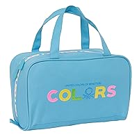 BENETTON SPRING Rectangular Toiletry Bag with Handle, Children's Toiletry Bag, Adaptable to Cart, Ideal for Children from 5 to 14 Years, Comfortable and Versatile, Quality and Resistance, 31 x 14 x