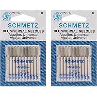Euro-Notions Universal Machine Needles, 10-Pack (2 pack)