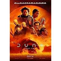 Dune: Part Two 2024 Movie Poster Home Decor 11x17, Unframed