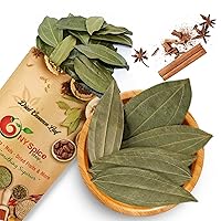 NY SPICE SHOP Cinnamon Leaf - 8 Oz Dried Cinnamon Leaf (Cassia leaf) - Natural Dried Bay Leaf - Indian Bay Leaf - Tej Patta - Perfect For Seasoning Meat, Rice, Pasta - | Natural | Fresh