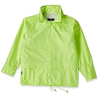 Portwest US440YERL Regular Fit Classic Rain Jacket, Large, Yellow