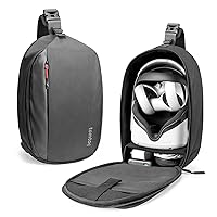tomtoc Carrying Bag for Meta/Oculus Quest 2/Quest Pro VR Gaming Headset, Touch Controllers Accessories, Lightweight, Portable, Travel Shoulder Sling Backpack with 2 Pouches for Meta/Oculus Quest 2