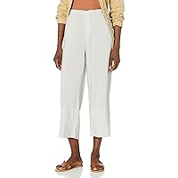 Vince Women's Striped Pull on Cropped Pant