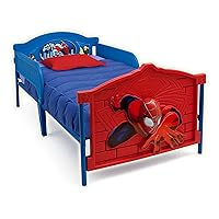 Marvel Spider-Man Plastic 3D-Footboard Twin Bed by Delta Children