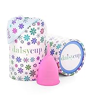 Menstrual Cup - Reusable Soft Menstrual Cups Provide 12 Hour Leak Free Protection - Eco Friendly Tampon & Pad Alternative - Includes 1 Regular Size Period Cup for Normal to Heavy Period Flow