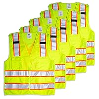 5-Point Breakaway High Visibility Safety Vest, Type R Class 2