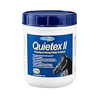 Farnam Quietex II Horse Calming Supplement Pellets, Helps Manage Nervous Behavior And Keep Horses Calm & Composed In Stressful Situations, 1.625 Lbs, 26 Day Supply