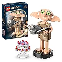 LEGO Harry Potter Dobby The House Elf Set, Movable Iconic Figure, Toy, Bedroom Accessory & Decoration, Character Collection, Gift for Girls, Boys, Teens and All Fans from 8 Years 76421