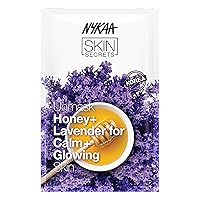 Nykaa Naturals Skin Secrets Bubble Sheet Mask, Honey and Lavender, 0.67 oz - Sheet Face Mask for Reducing Dark Spots - Improves Skin Elasticity