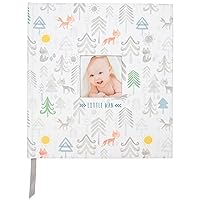 C.R. Gibson Little Man Perfect-Bound Memory Book for Newborn and Baby Boys, 9.5