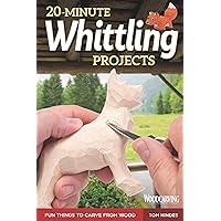 20-Minute Whittling Projects: Fun Things to Carve from Wood (Fox Chapel Publishing) Step-by-Step Instructions & Photos to Whittle Expressive Figures; Wizards, Gargoyles, Dogs, & More for Gift-Giving 20-Minute Whittling Projects: Fun Things to Carve from Wood (Fox Chapel Publishing) Step-by-Step Instructions & Photos to Whittle Expressive Figures; Wizards, Gargoyles, Dogs, & More for Gift-Giving Paperback Kindle Spiral-bound